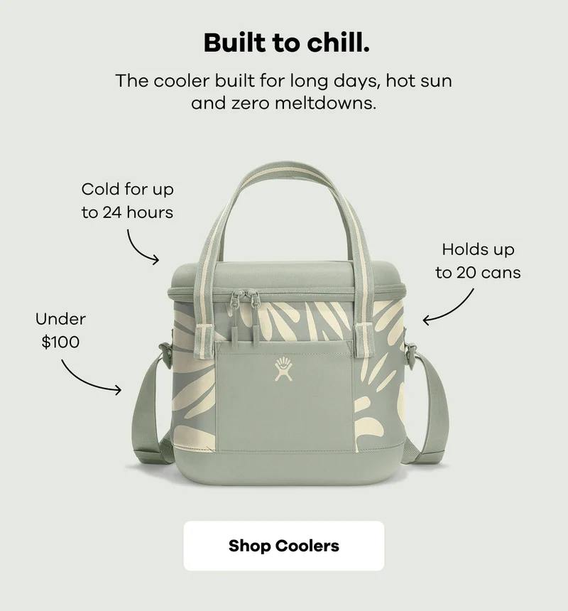 Built to chill. The cooler built for long days, hot sun and zero meltdowns. Cold for up to 24 hours. Holds up to 20 cans. Under $100. | Shop Coolers