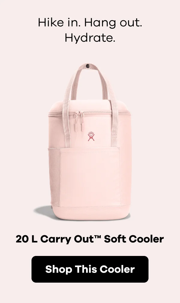 Hike in. Hang out. Hydrate. 20 L Carry Out™ Soft Cooler | Shop This Cooler