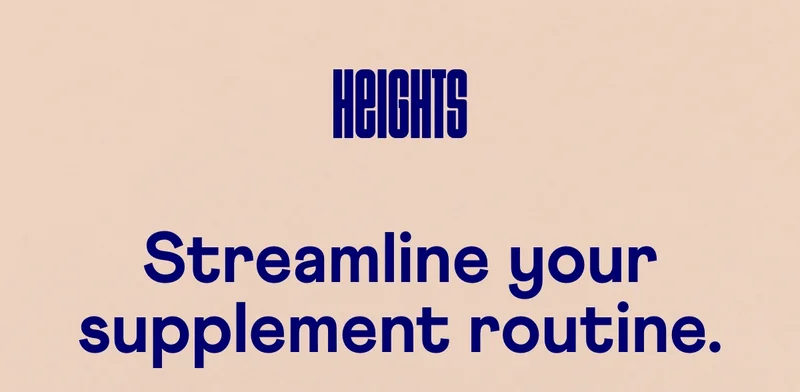 Streamline your supplement routine.