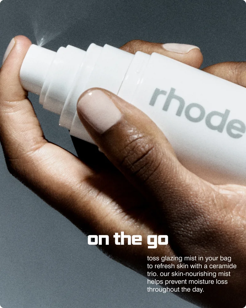 on the go - toss glazing mist in your bag to refresh skin with a ceramide trio. our skin-nourishing mist helps prevent moisture loss throughout the day.