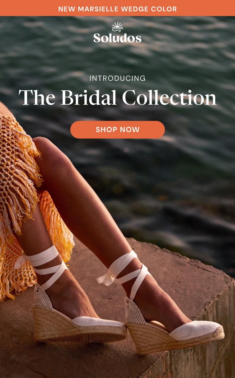 New Marsielle Wedge Color. Introducing: The Bridal Collection [Shop now]