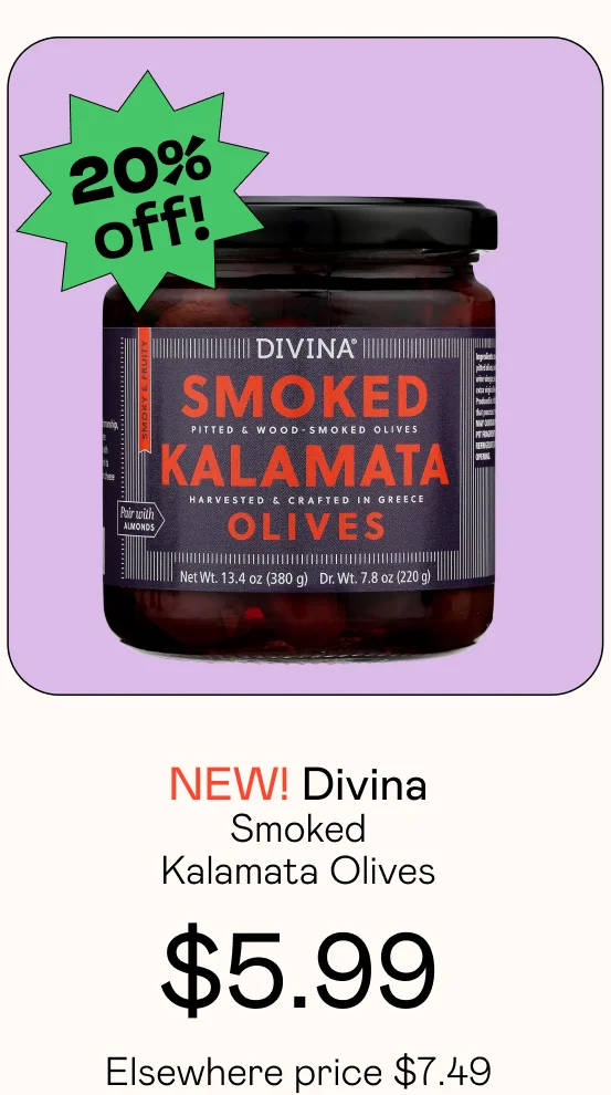 Divina Smoked Kalamata Olives