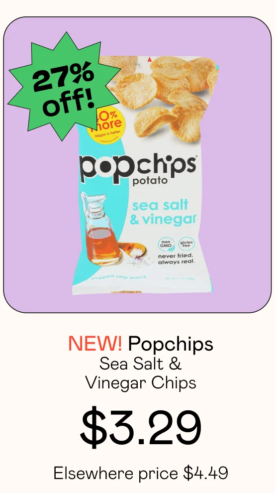 Popchips Sea Salt & Vinegar Chips