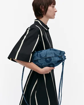 Karla shoulder bag in indigo denim Karla shoulder bag in indigo denim