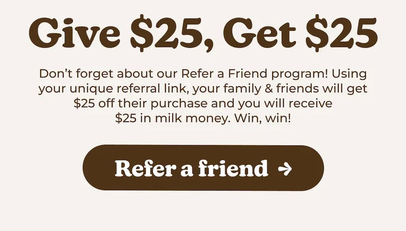 Refer a friend and receive $25