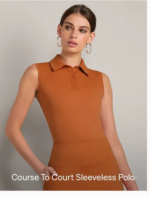 Course to Court Sleeveless Polo