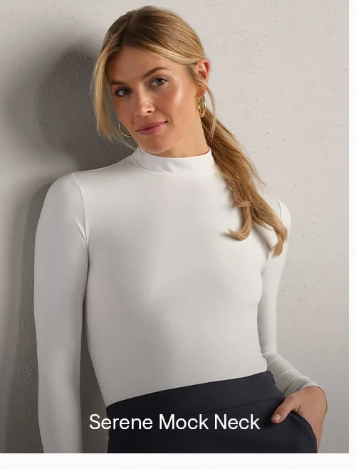 Serene Mock Neck