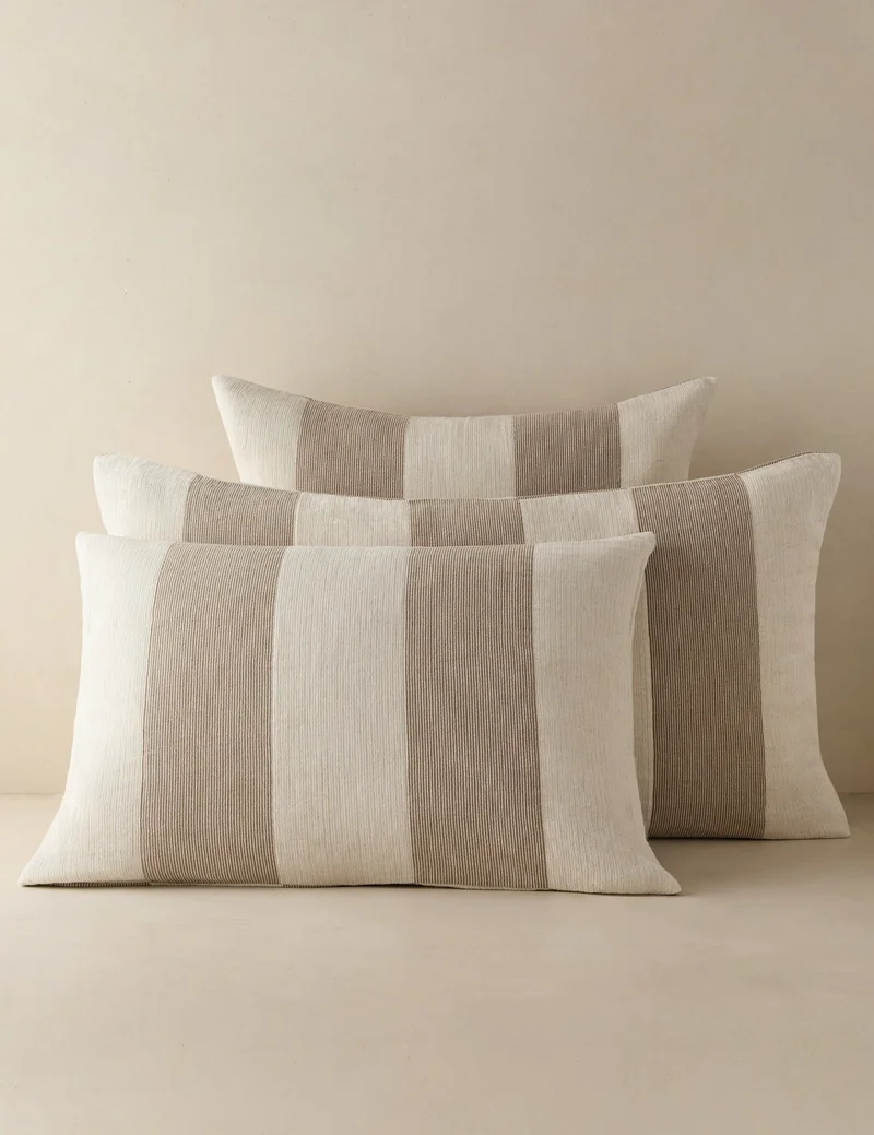 Image of Ali Patched Cotton Sham by Sarah Sherman Samuel