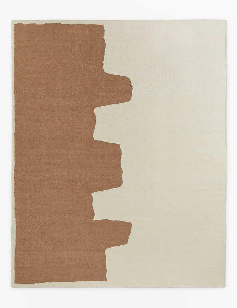 Image of Butte Flatweave Linen Rug by Élan Byrd