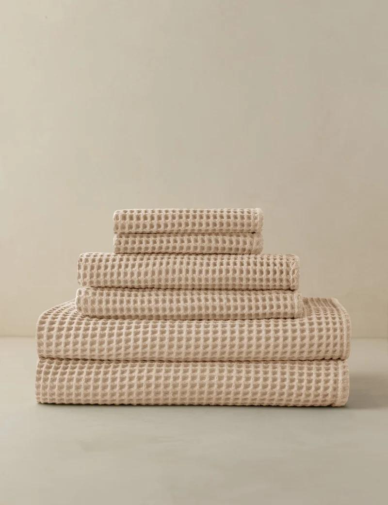 Image of Bexley Organic Cotton Waffle Towel