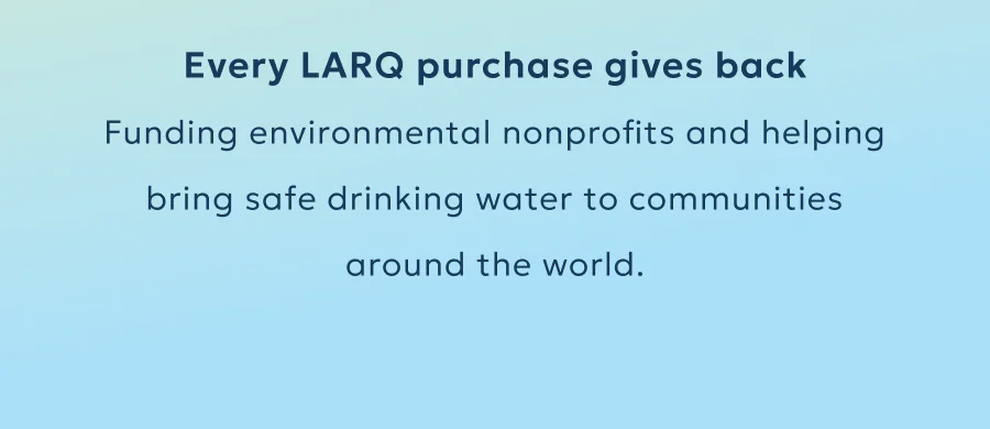 Funding environmental nonprofits and helping bring safe drinking water to communities around the world.