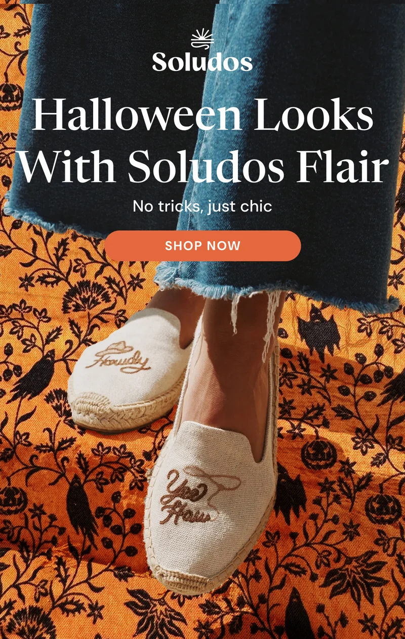 Halloween Looks with Soludos flair