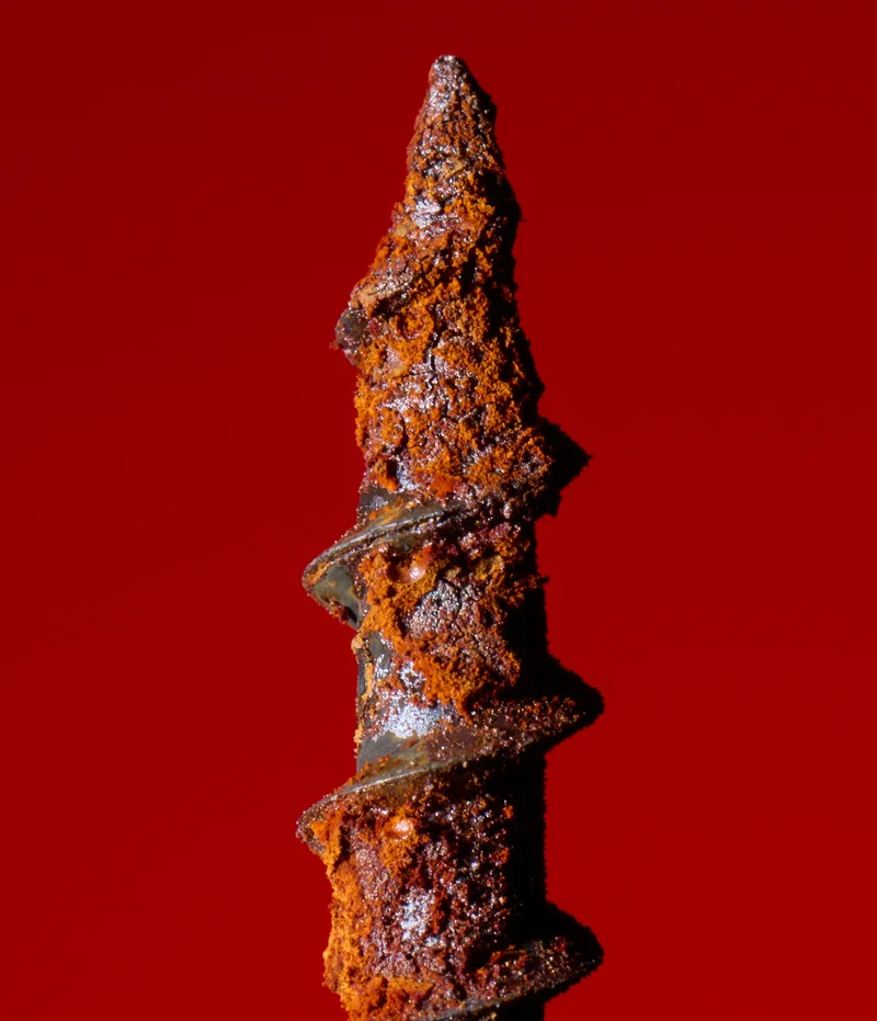 a rusty nail