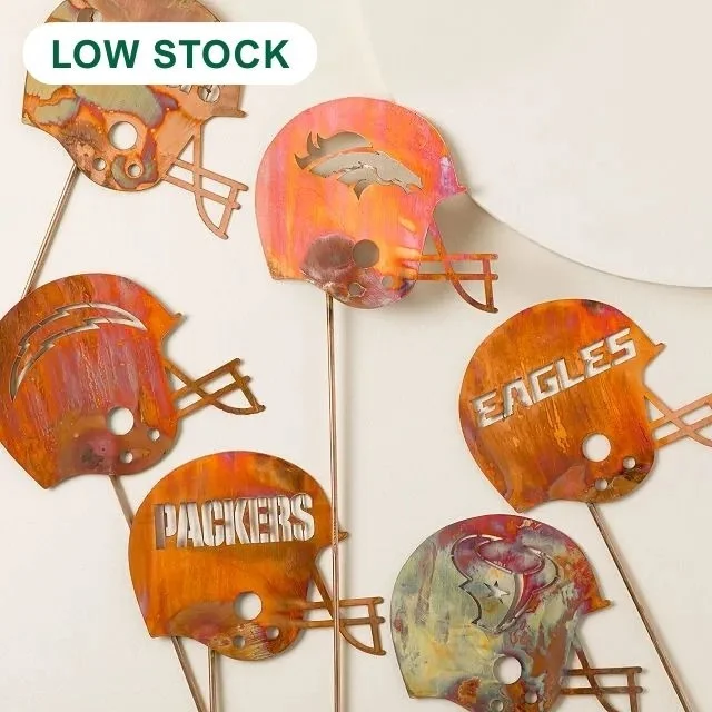 NFL Helmet Garden Stakes