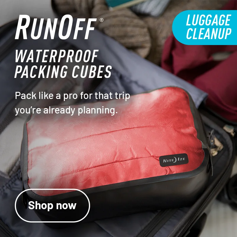 RunOff® Waterproof Packing Cubes