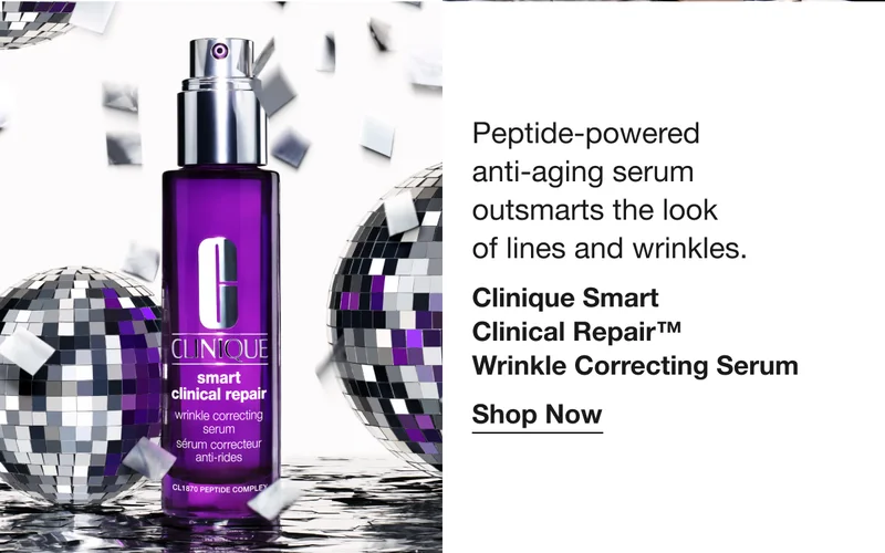 Peptide-powered anti-aging serum outsmarts the look of lines and wrinkles. Clinique Smart Clinical Repair TM Wrinkle Correcting Serum Shop Now