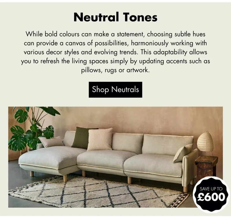 Neutral Tone Sofa