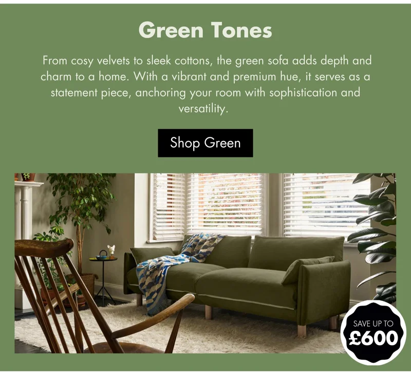 Green Tone Sofa