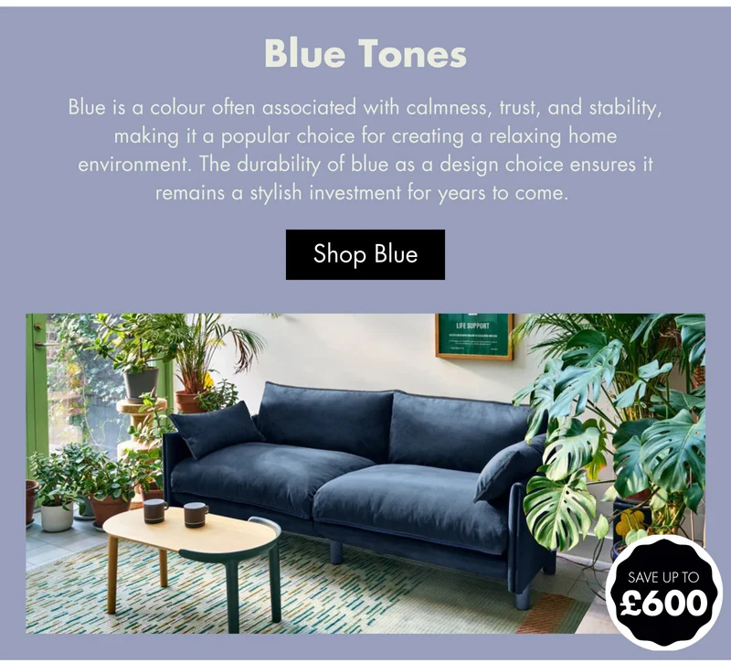 Blue Tones Sofa