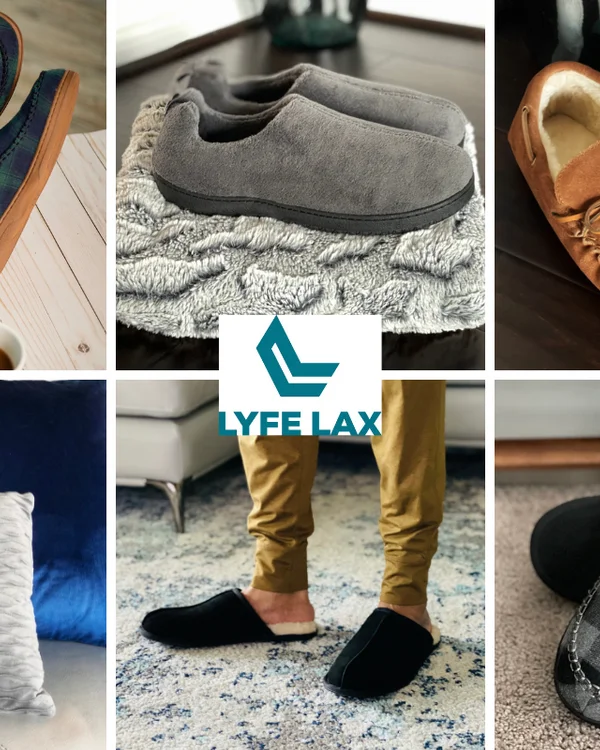 Lyfe Lax men's slipper subscription box