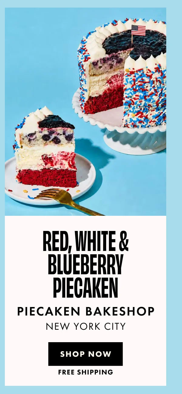Red, White & Blueberry PieCaken Red, White & Blueberry PieCaken