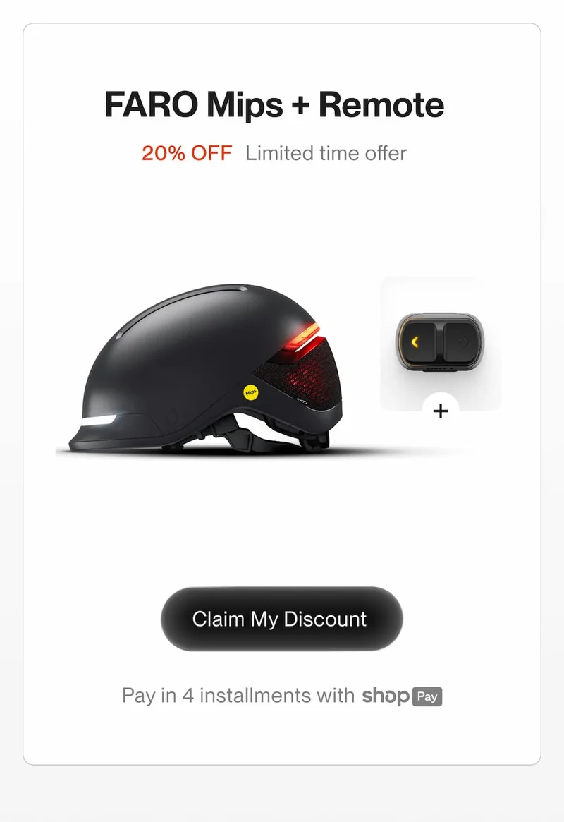 FARO Mips + Remote 20% off and FARO + Remote 27% off limited-time offers