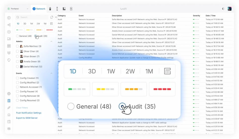 More Powerful System Log Filtering Experience