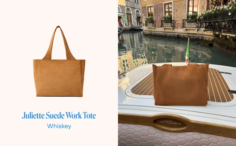 Juliette Suede Work Tote