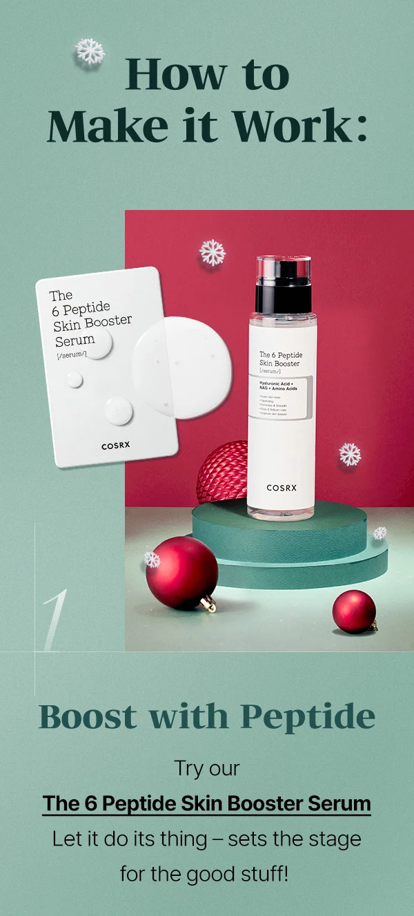 1. Boost with Peptide.