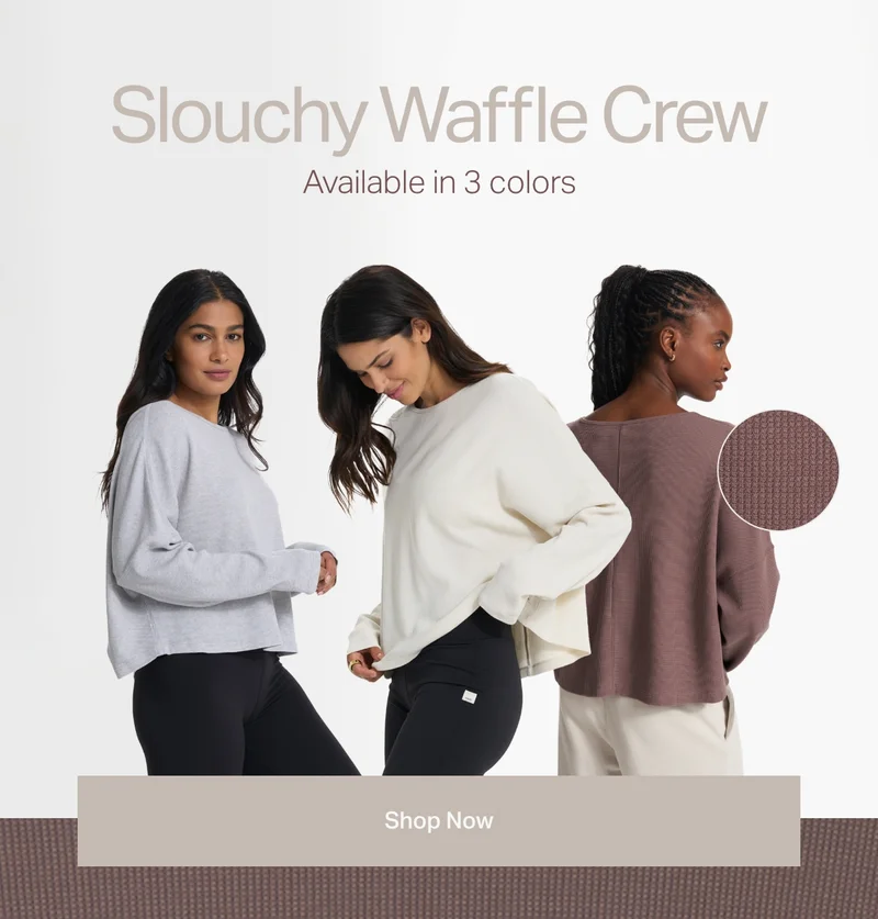 Slouchy Waffle Crew