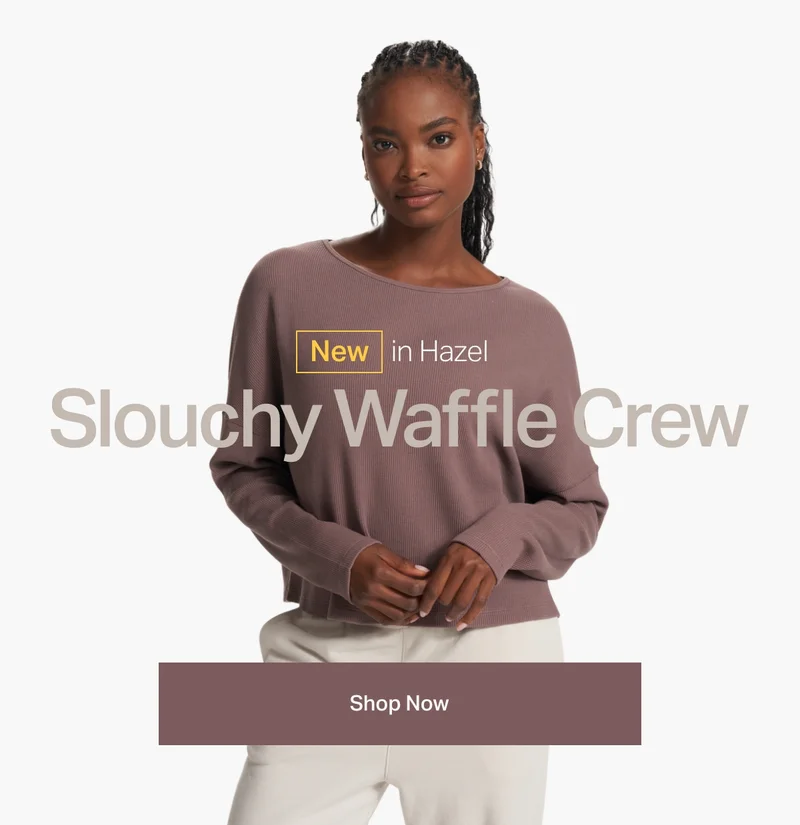 Slouchy Waffle Crew