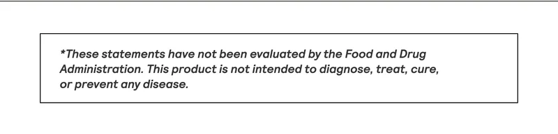 FDA and subscription disclaimer text for ARMRA Arctic Chai and Inner Fire Bundle.