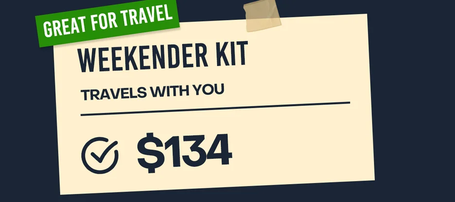 Weekender Kit: Travels with you