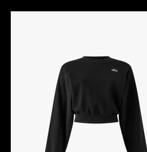 CROPPED ACCOLADE CREWNECK