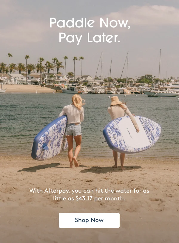 Paddle Now, Pay Later. - Shop Now