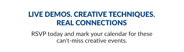 LIVE DEMOS. CREATIVE TECHNIQUES. REAL CONNECTIONS