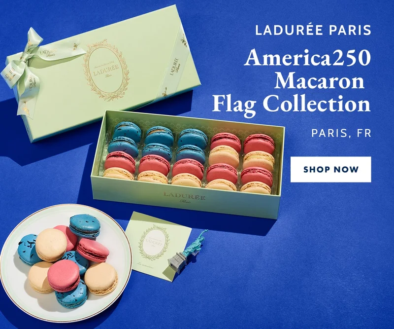Ladurรฉe's American Flag Macarons Ladurรฉe's American Flag Macarons