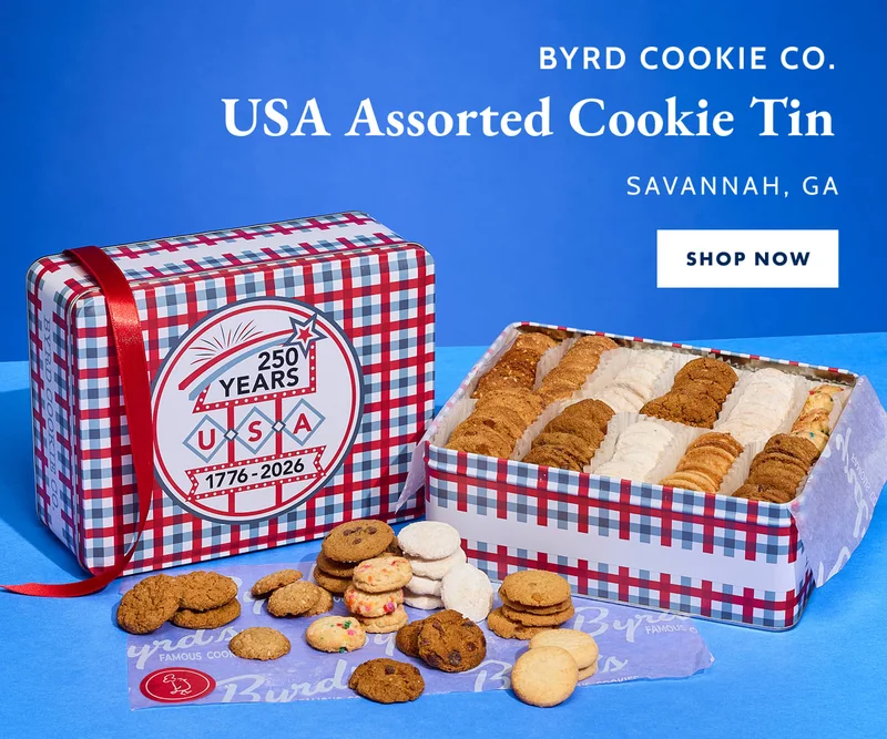Byrd's USA Cookie Tin Byrd's USA Cookie Tin
