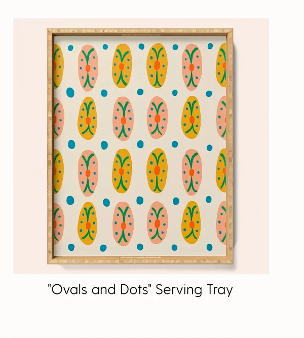 Ovals and Dots | Serving Tray