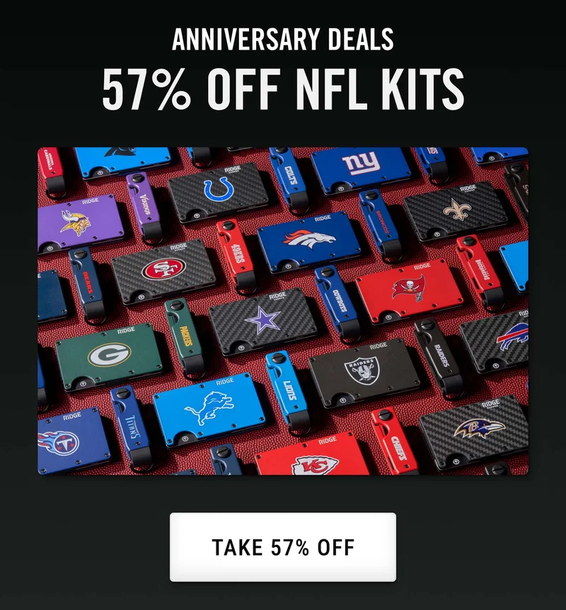 Anniversary Deals: 57% OFF NFL Kits