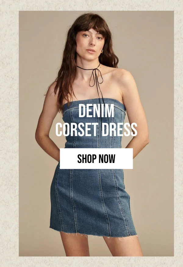 DENIM | COREST DRESS | SHOP NOW