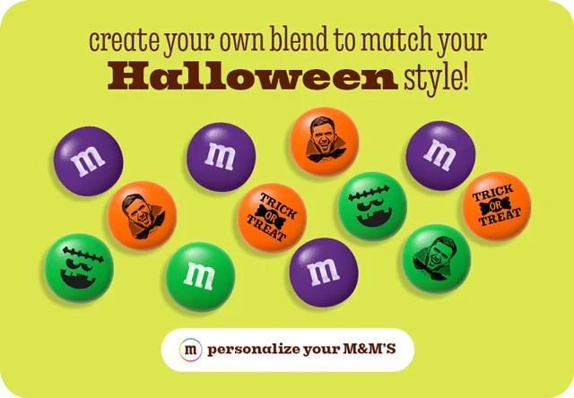 PERSONALIZE YOUR M&M'S
