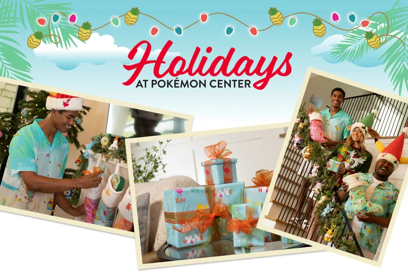 Holidays at Pokémon Center