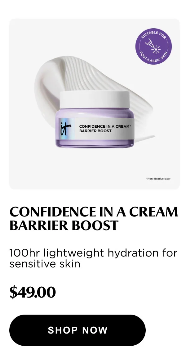 Confidence In A Cream Barrier Boost