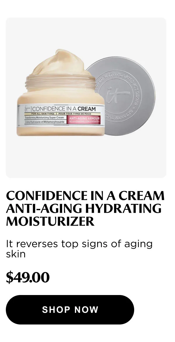 Confidence In A Cream Anti-Aging Hydrating Moisturizer