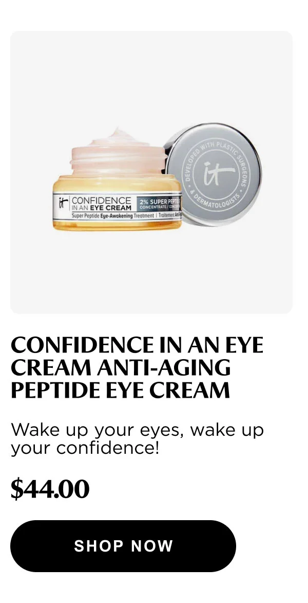 Confidence In An Eye Cream Anti-Aging Peptide Eye Cream
