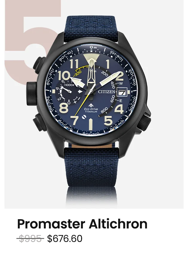 Promaster Altichron WAS: $995  NOW: $676.60