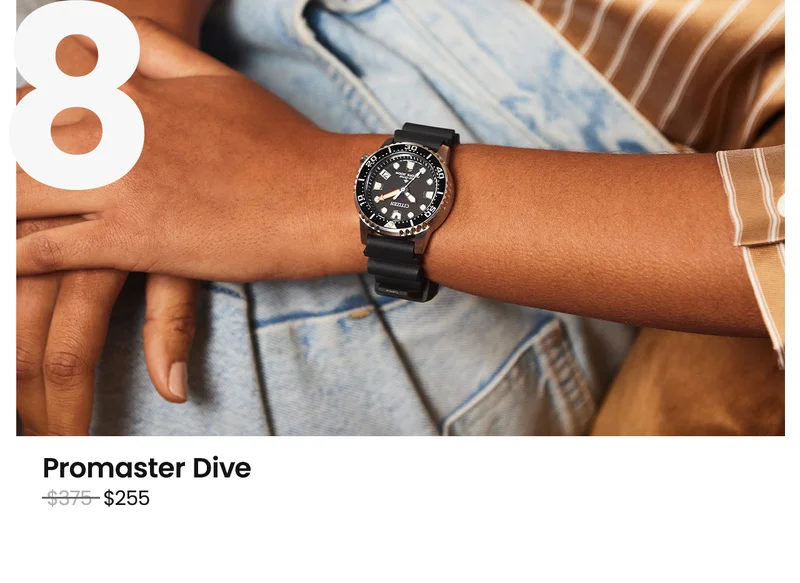 Promaster DIve WAS: $375  NOW: $255