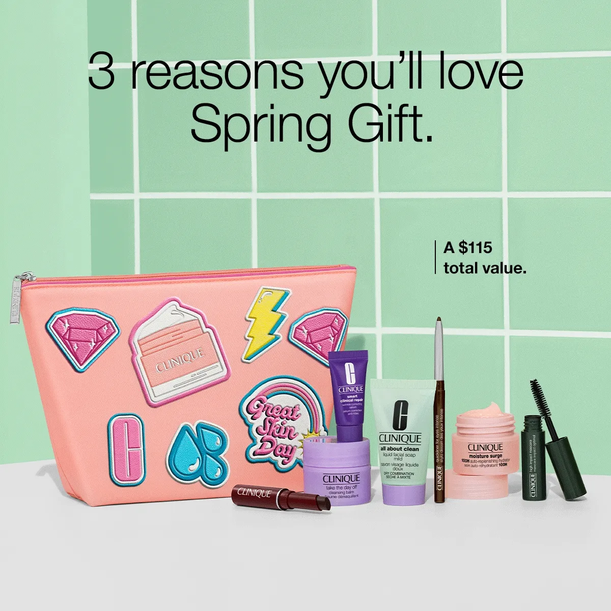 3 reasons you’ll love Spring Gift. | A $115 total value.*