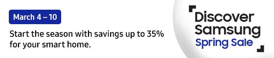 DSE Hero - Discover Samsung Spring Sale